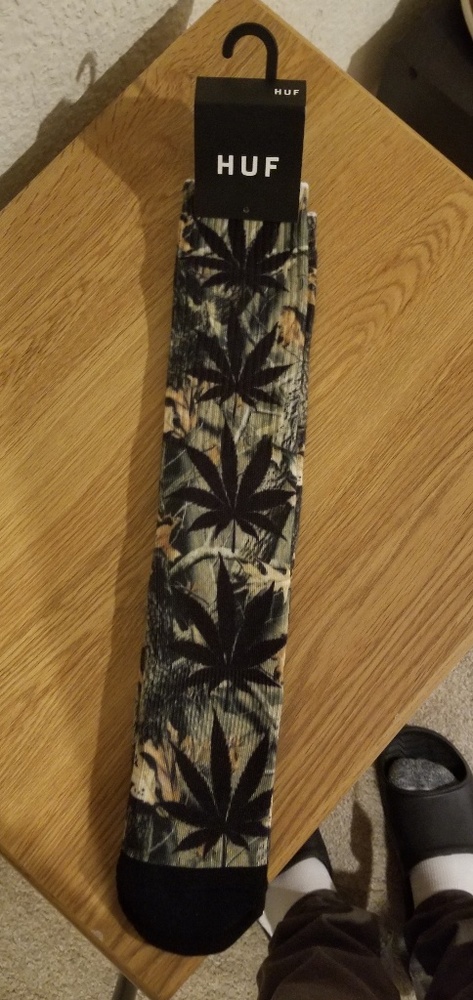 HUF Digi Camo Black Socks (NWT)